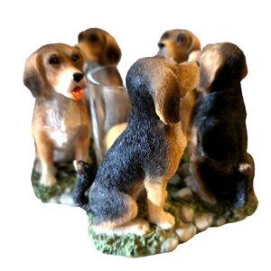 Beagle Dog Candle Candleholder by Continental Creations True Friends Circle